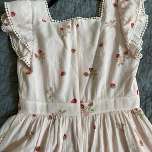 Rachel Parcell Pink Strawberry Maxi Dress Small